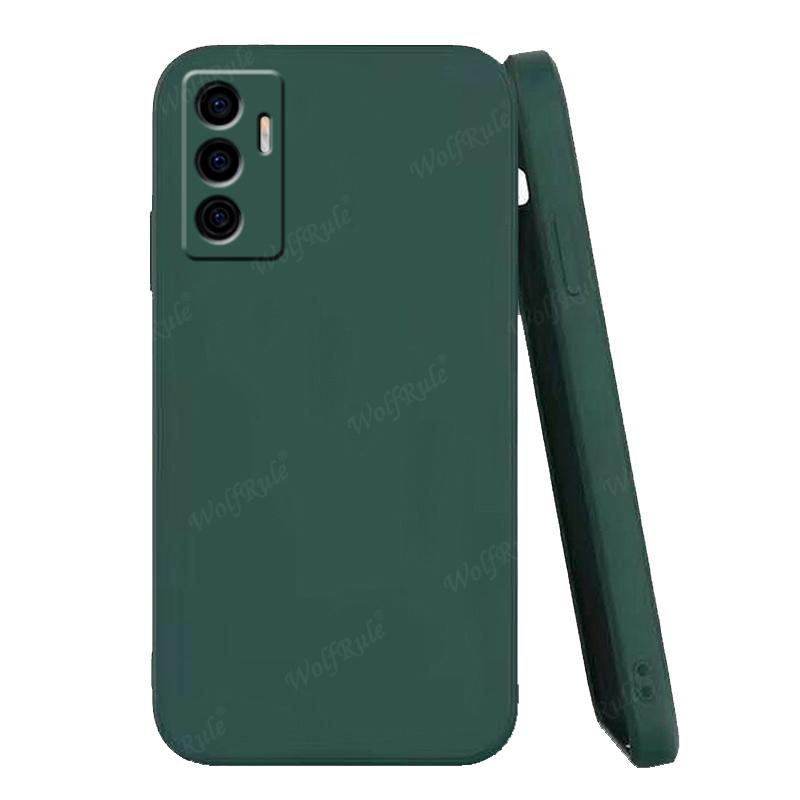 For Cover Vivo V23E Case For Vivo V23E Capas Silicone Shockproof Safe Bumper Back TPU Soft Cover For Vivo V23E Fundas 6.44"