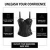 Europäisches und Amerikanisches Amazon PU-Leder Fischgräten-BH Außenbekleidung Tube Top mit Stahlring Brustpolster Unterwäsche Camisole Top Taille