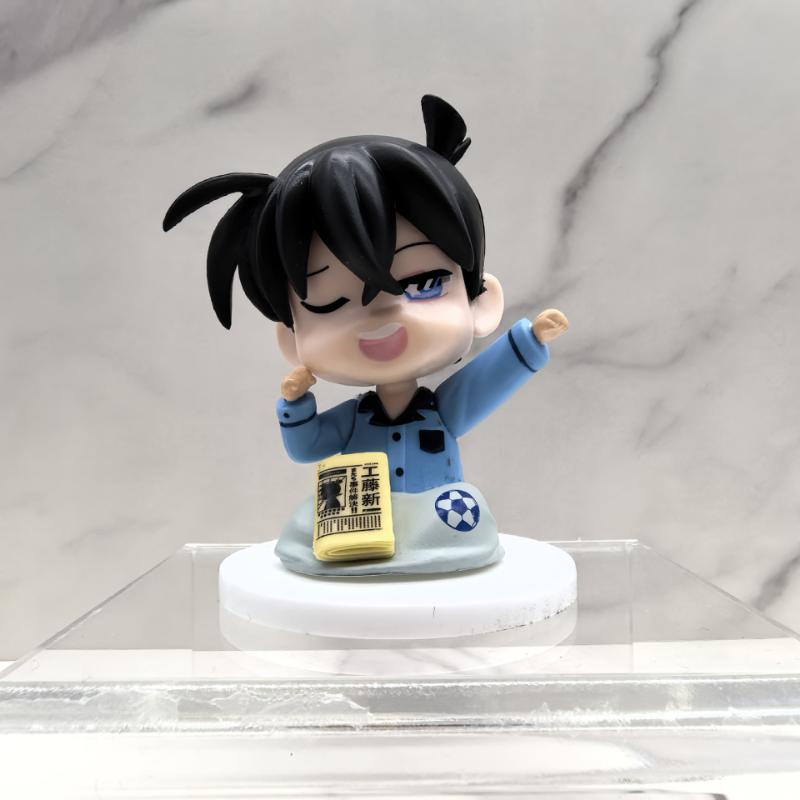 8pcs Detective Conan Cloth Ball Series Anime Figure Shinichi Kudo Mouri Lan Kaito Kuroba Furuya Rei Model Kids Christmas Gifts