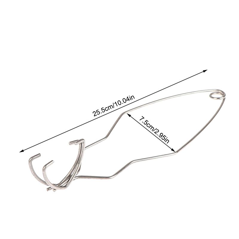 25,5CM Edelstahl-Tiegelzange Tiegelklemme Tiegelzange Weißgold-Schale Schmelzofen Zubehör