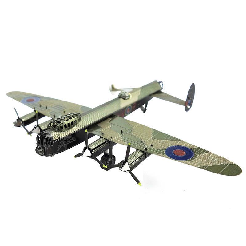 

Металлический 3D-пазл Lancaster Bomber из нержавеющей стали - Сборка без клея