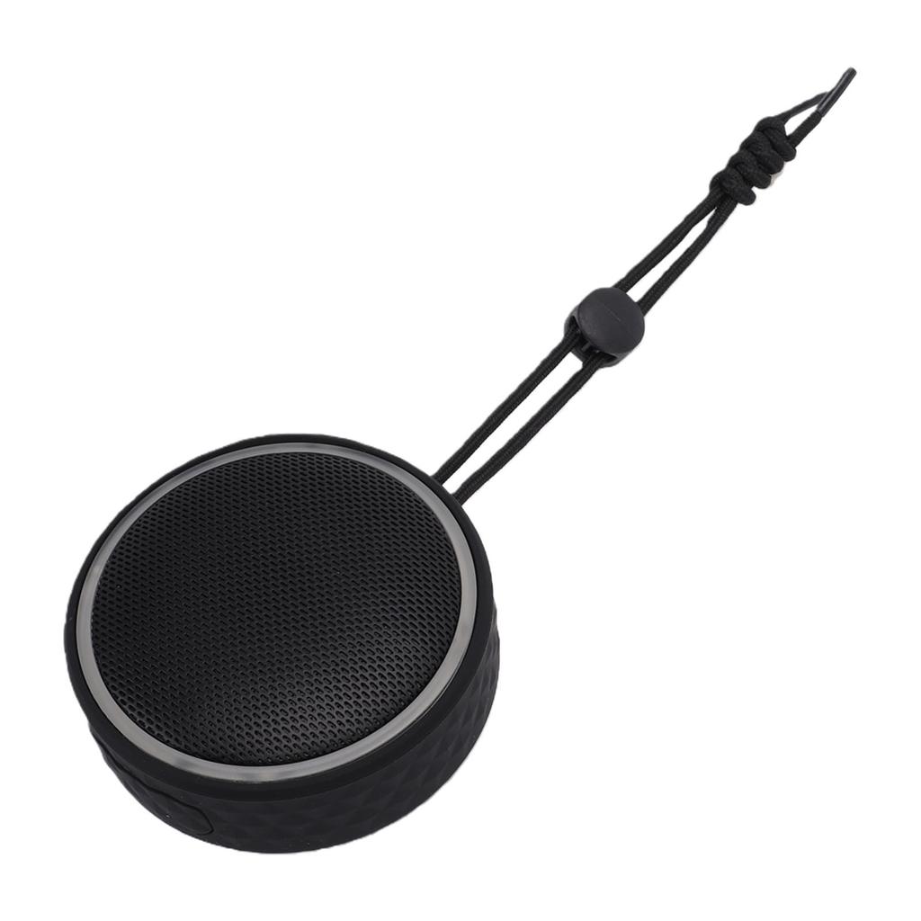 Bluetooth Duschlautsprecher Tragbar True Wireless Stereo Lautsprecher mit Saugnapf und Lanyard RGB Beleuchtung IPX6 Wasser