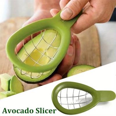 3 In 1 Avocado Slicer Shea Corer Obst Schäler Cutter Zellstoff Separator Kunststoff Messer Küche Gemüse Werkzeuge Home Zubehör