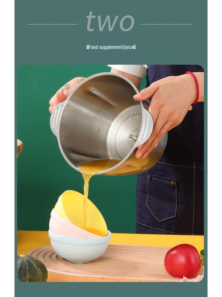 Semi-Automatic Stainless Steel Meat Grinder & Food Processor