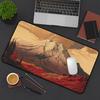 Tapis de Souris Éruption Volcanique Antidérapant Imperméable Tapis de Souris Gaming Décoration de Bureau Gaming Tapis Cadeau Parfait Pour les Amis