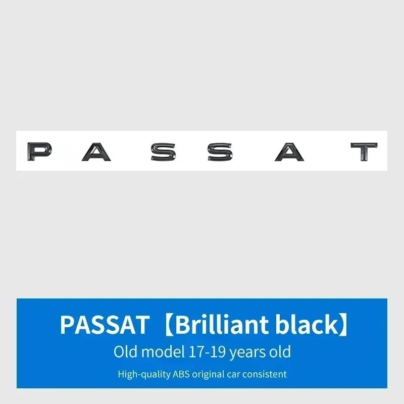 Bxfzp9 1Pcs ABS Car Logo Letter Sticker Rear Tail Door Trunk Sticker Rear Emblem Sticker FOR VW Passat 2016-2021 Accessories Styling