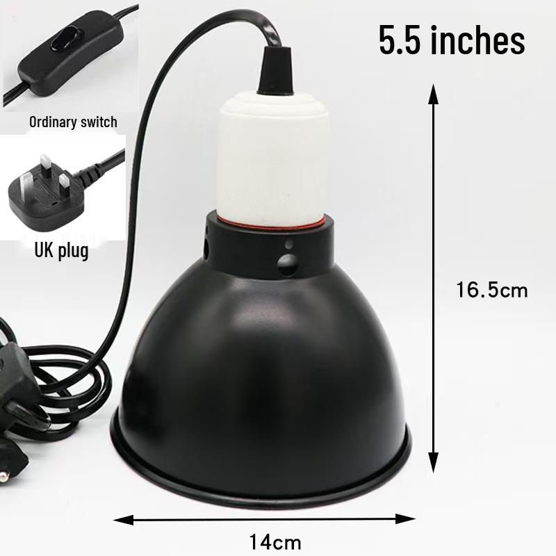 Turtle Basking Reptile Lamp: Adjustable Heat-Resistant Sun Lamp Cover with Focused Light and Heat Control