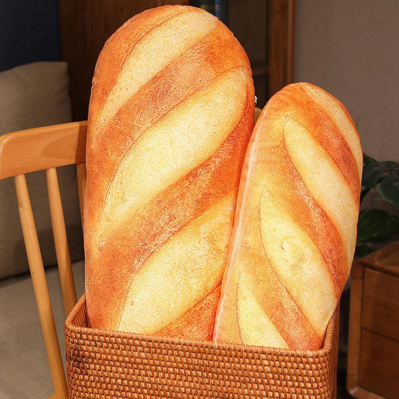 20~100Cm French Bread Plush Pillow Stuffed Printing Images Food Plushie Baguette Party Prop Decor Sleeping Companion Gift For Ki