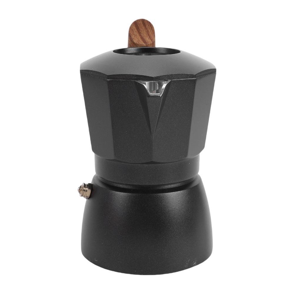 Aluminum Alloy Stovetop Espresso Maker 2 Cup Capacity Italian Greca Coffee Maker For Mocha Coffee