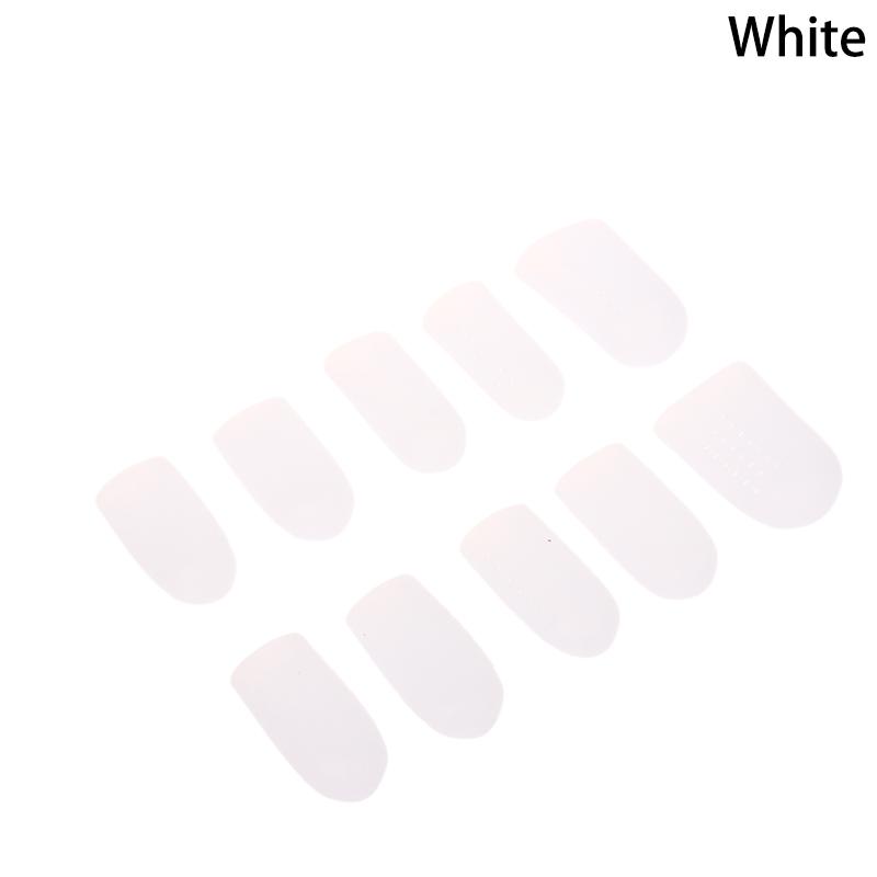 

5 пар силиконовых колпачков для пальцев ног, защитный чехол для большого пальца, мозоли, обезболивающая трубка для пальцев ног, коррекция косточки на ноге белый