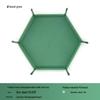 Hexagonal Velvet Foldable Dice Storage Tray