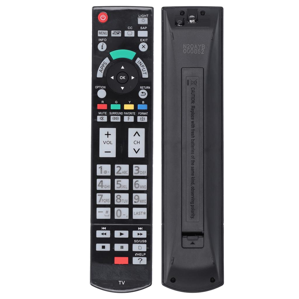 TV Remote Control for N2QAYB000862 TCP60ZT60 TCP65ZT60 TCP55VT60 TCP60VT60 TCP65VT60