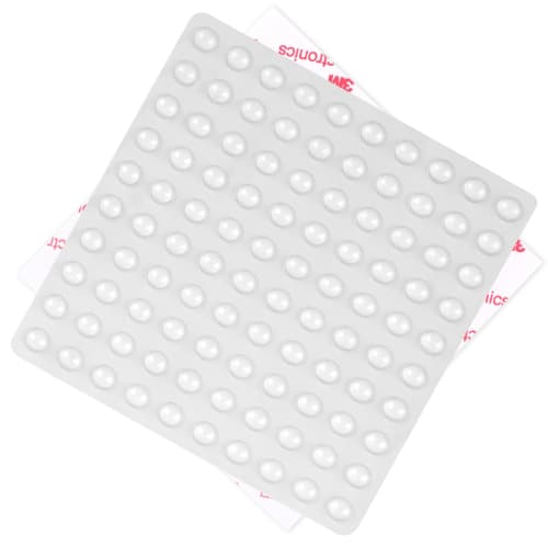 

FINGOOO Cushion Rubber Non-Slip Rubber Feet Stickers, 100 Teardrops, Door Stops, Furniture Doors, Shelves, Cushioning, Anti-Vibration, Impact, Scratch