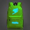 Fairy Tail Backpack Canvas School Bag With Zipper For Students Travel