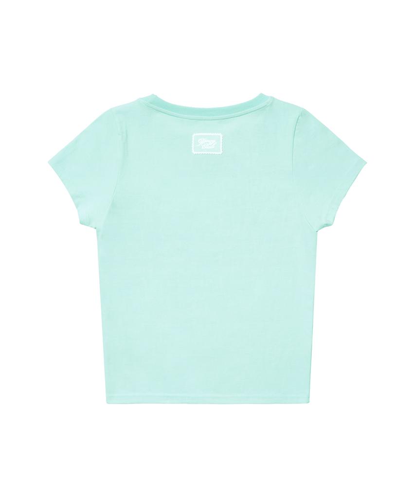 FANCY CLUB Clef Symbol Tee (Mint) F26Qb143