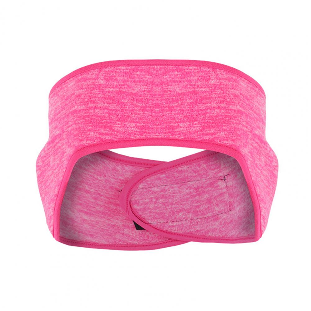 Зимняя теплая повязка на голову, ветрозащитная, из полярного флиса, для бега, наушники-грелки, повязка на лоб, терморегулирующая, дышащая, впитывающая пот, для активного отдыха, спортивная повязка розы красного