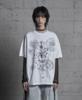 LONDON PARFUMS ARCHIVE Pierced Graphic Oversized T-Shirt White