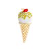 Ice Cream Cute Simple Exquisite Versatile Fruit Food Series Accessories Buckle Brooch