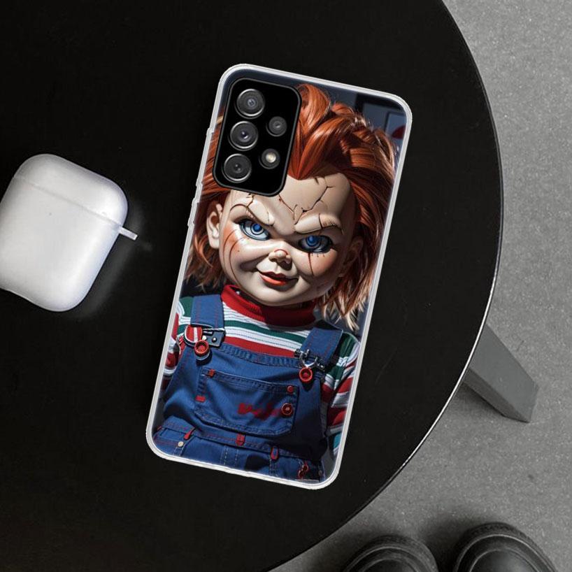 Chucky Doll Horror Movie Phone Case Cover for Samsung Galaxy A12 A22 A32 A52 A72 A02S A51 A50S A31 A20S A10S Note 20 Ultra 10 Pl