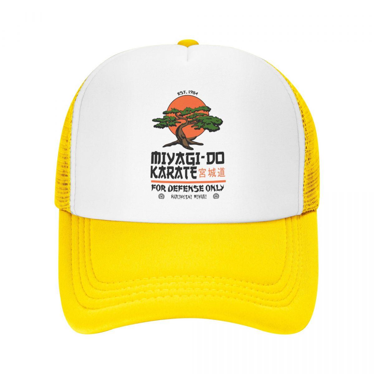 Hot Cap Miyagi Do Karate Distress Karate Kid Cobra Kai Trucker Hat Volwassen Verstelbare Baseball Cap WoUnisex Unisex Sport Snapback Hoeden Trucker Hat