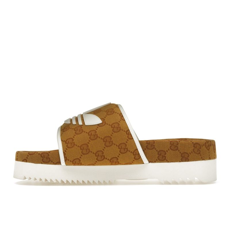 Adidas Slide Sandal Mesa GG Monogram Men Sneakers Brown 702412-FAAW2-7142