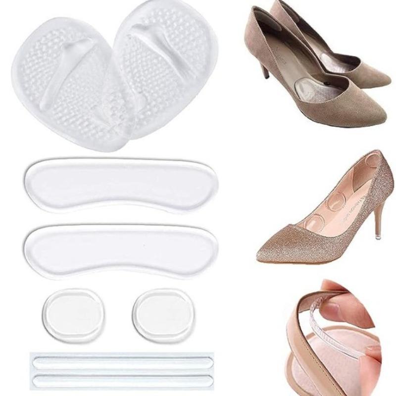Thickened GEL Anti-wear Foot Sticker 3PCS Sticky Heel Pad Non-slip High Heel Forefoot Half-size Cushion
