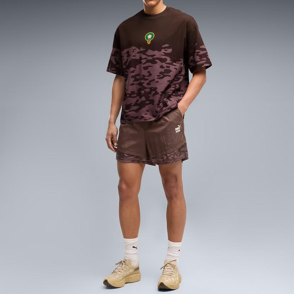 Puma X Salehe Bembury Collaboration King Morocco Loose Fit Crew Neck Short Sleeve T-Shirt Men T-Shirts 635132-13
