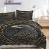 Eagle Pattern Bedding Quilt Set Quilt Cover Pillowcase Home Decoration Birthday Gift (1 * duvet cover + 2 * pillowcase, without core)