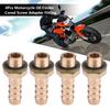 4Pcs Motorcycle Oil Cooler Oil Cooled System M8 Hollow Screw Adapter Fitting  *1.25mm