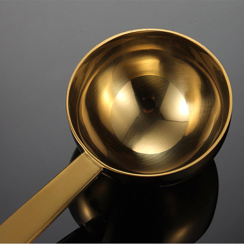 Stainless Steel Multifunctional Coffee Food Tea Measuring Spoon Kitchen Accessories Baking Tools 10-15ML Solid Color Spoons