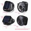 Ventilador de Clipe Solar USB Recarregável Ventilador de Bateria Vento Forte Resfriamento Portátil Buraco de Perfuração Ventilador Elétrico Multiuso