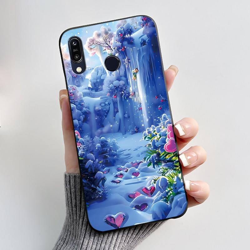 Für Asus Zenfone Max ZB555KL Max Pro ZB601KL ZB602K Hülle Niedliche Cartoon-Druck Schutzhülle Weiches Silikon Schwarzes Handygehäuse