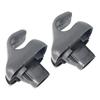New For Honda CR-V CRV 88217S01A01ZA 2x Sun Visor Support Retainer Clips Gray
