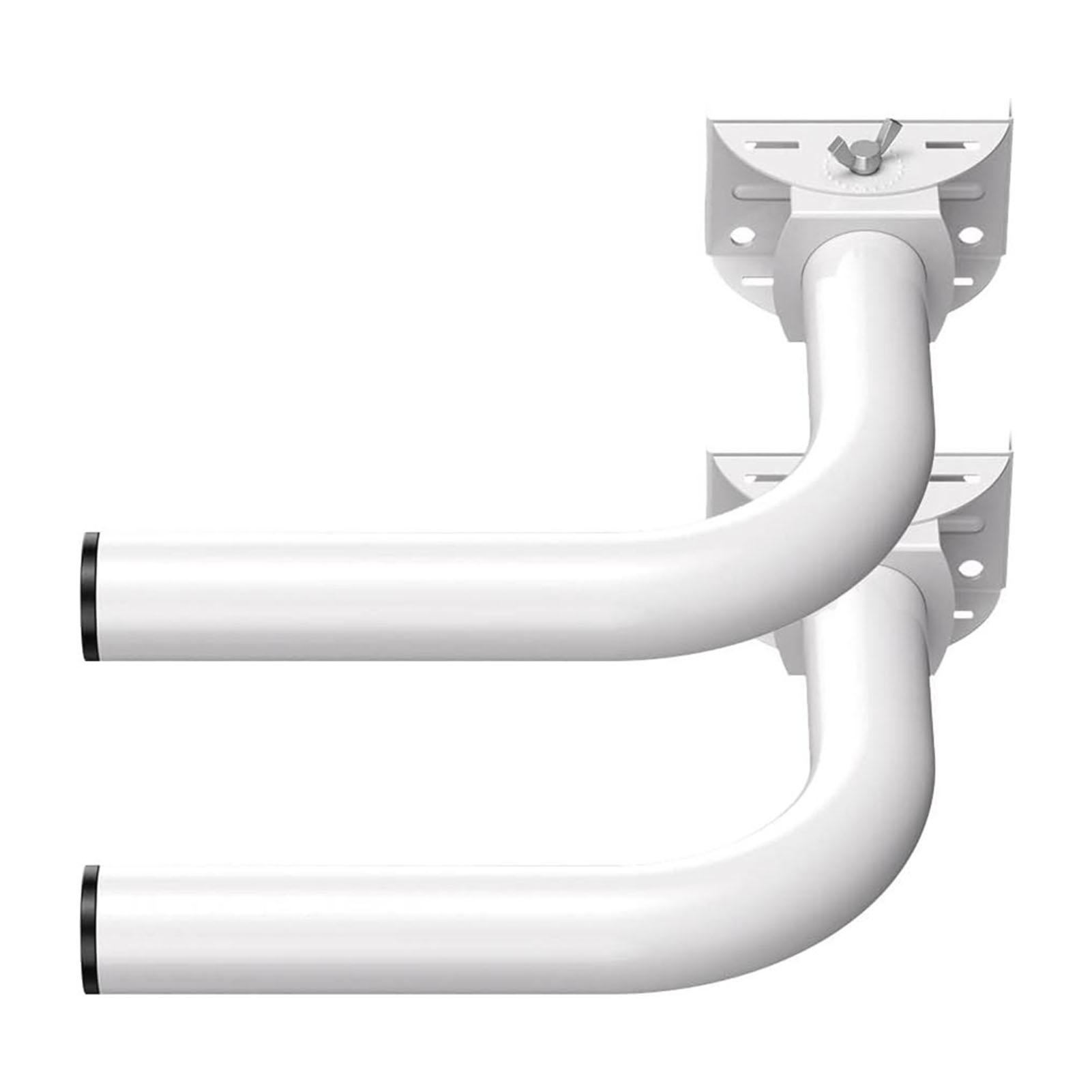 

2Pcs Wireless Bridge Bracket Mount 150 degrees Adjustable Stainless Steel Universal J Pole Mount Accessory