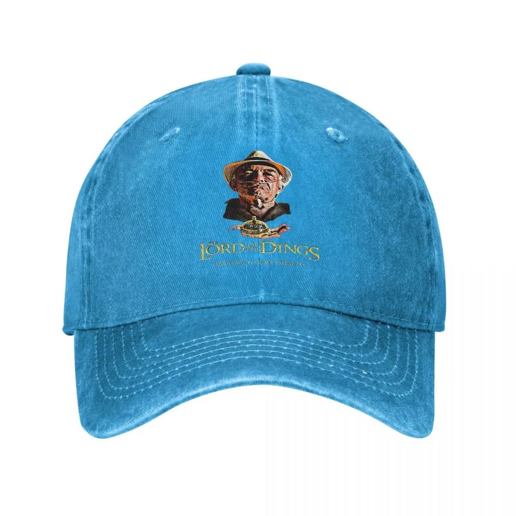 The Dings  Baseball Cap Vintage Distressed Washed Headwear for Men Activities Unstructured Soft Hats Cap