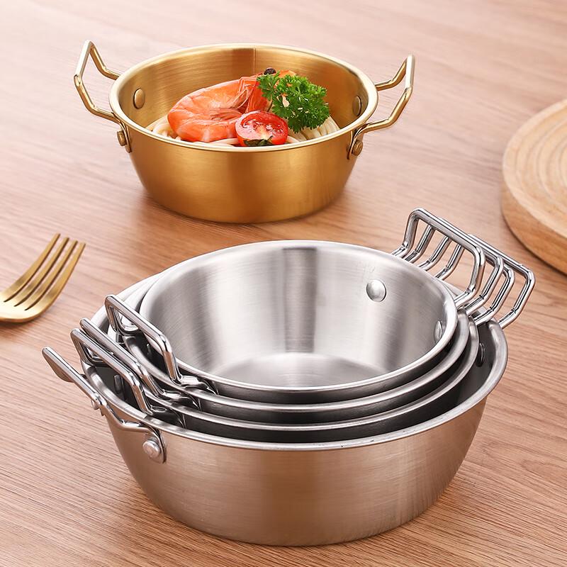 Zhaoran 304 Stainless Steel Two-Handle Snack Bowl
