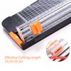 Portable A4 Paper Cutter 12.2 Inch Cut Length Desktop Paper Trimmer with Security Cutter Head Side Ruler for Craft