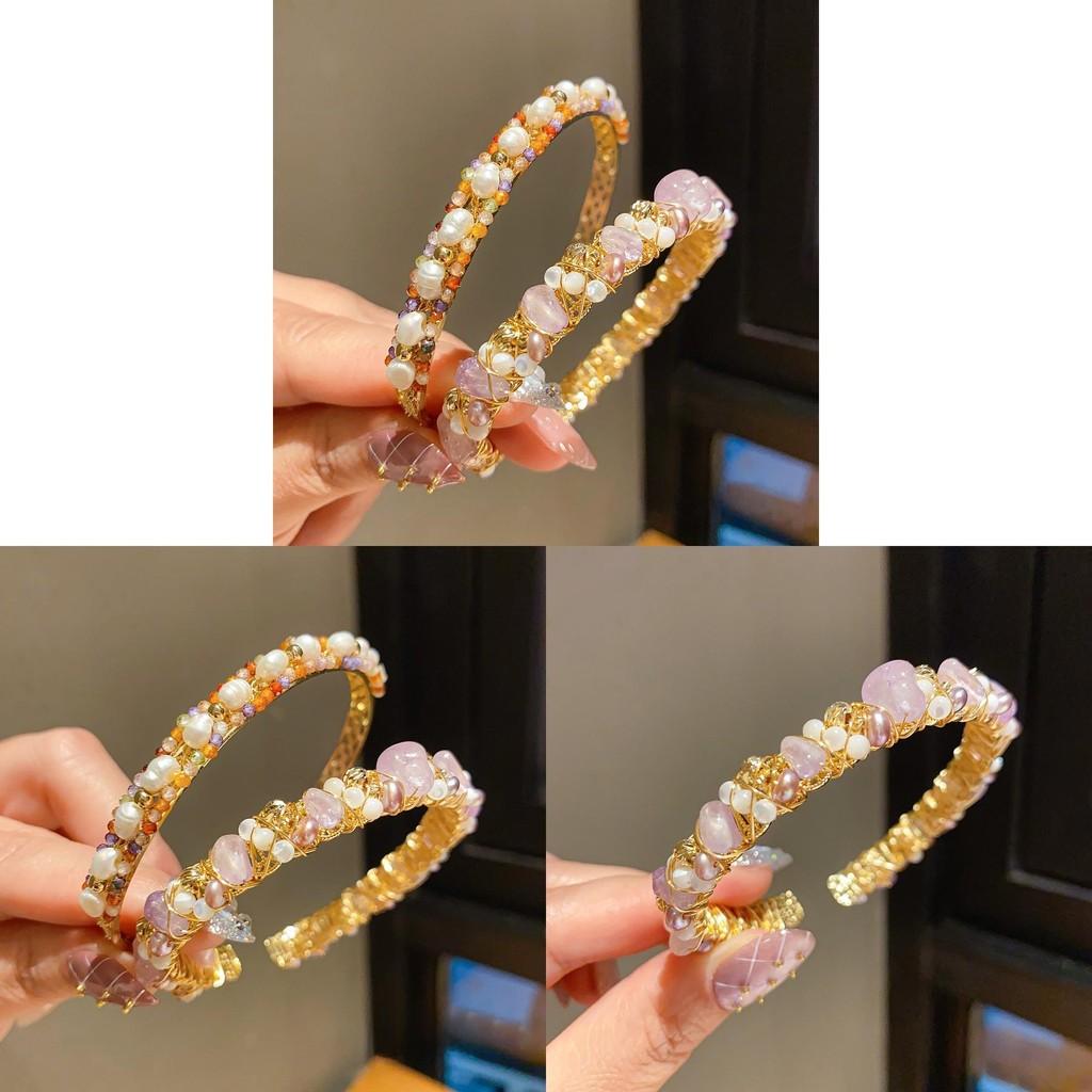 Vintage Palace Style Jewelry With 18k Gold Plated Zircon And Freshwater Pearl For Elegant Women