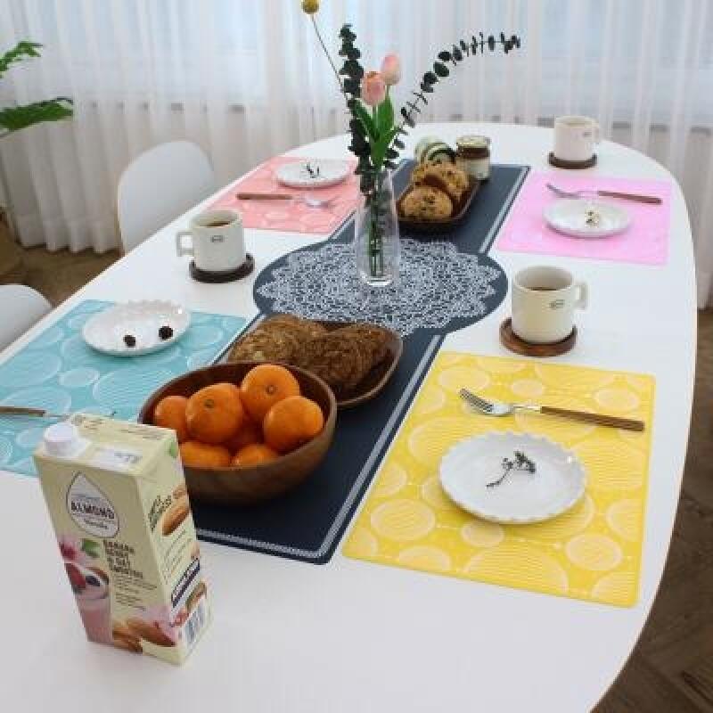 Biz Pastel Silicone Placemat 1P orange