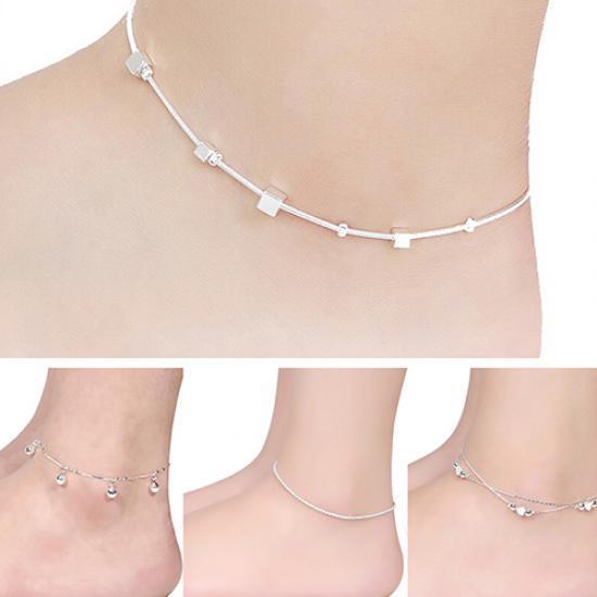 1Pc Simple Design Women Star Heart Beads Bracelet Sandal Anklet