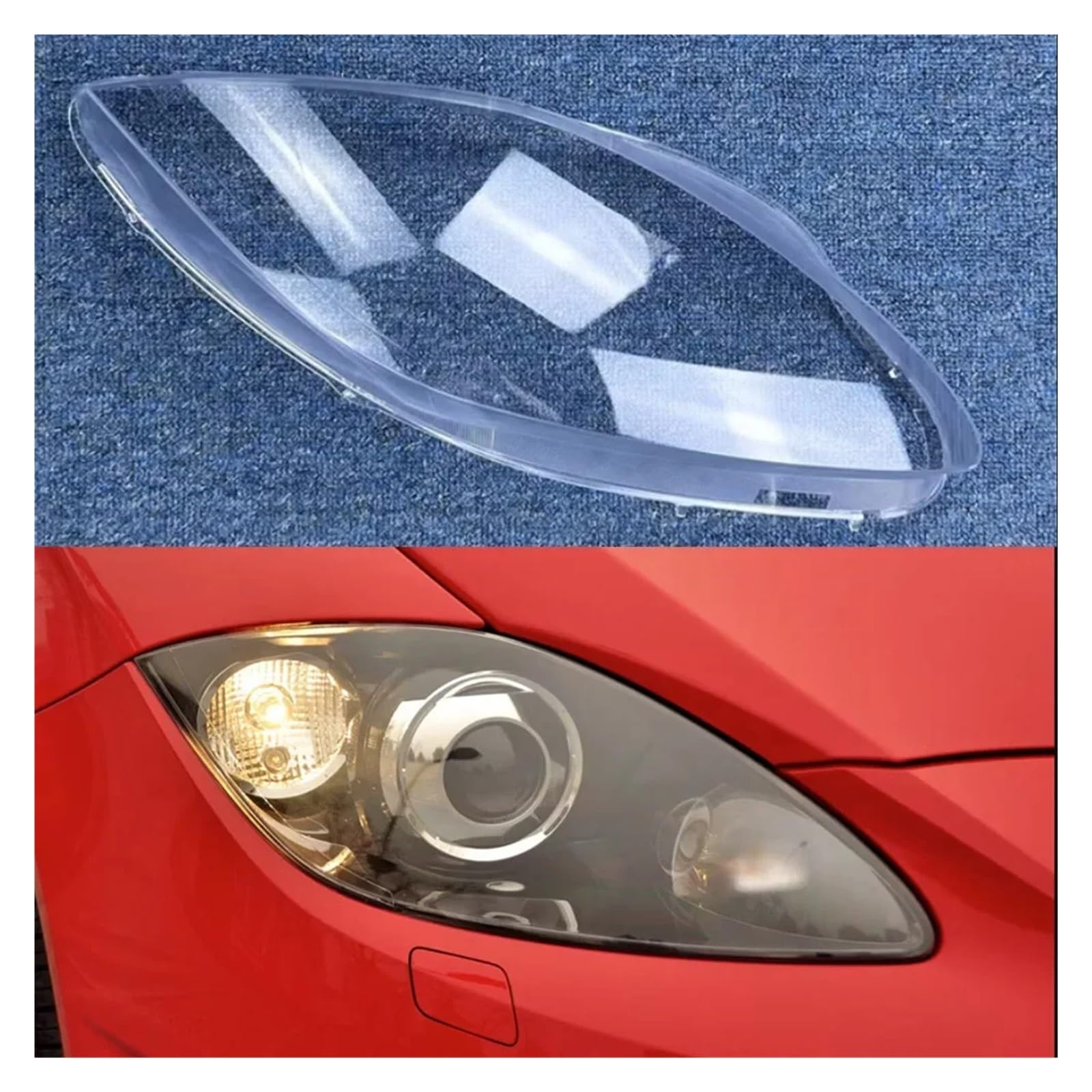 

Headlight Lens Cover For Seat Leon 2009 2010 2011 2012 Headlamp Shade Headlight Cover Clear Lens Shell Headlamp Right