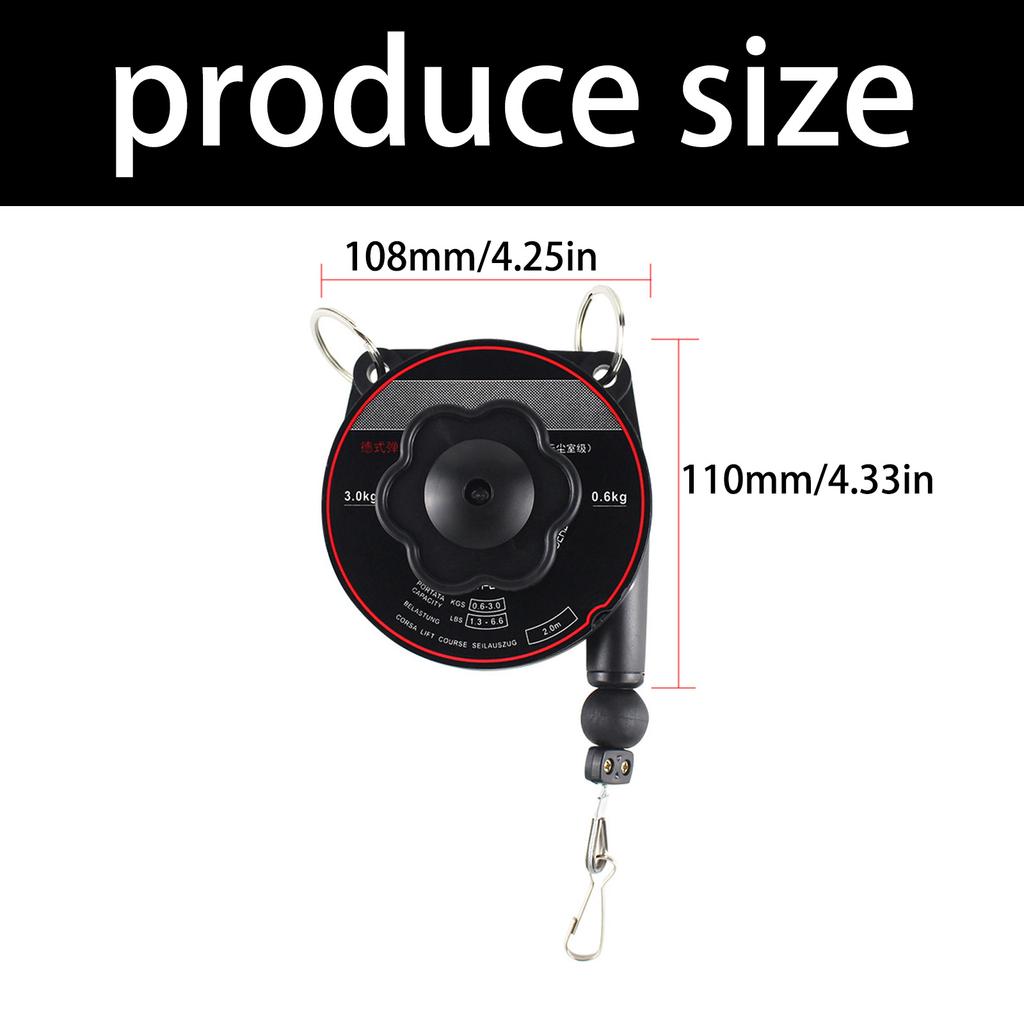 Stainless Steel Retractable Hook Adjustable From 50cm To 200cm With 1.2/3kg Capacity For Secure Hanging