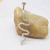 Sexy Belly Navel Piercing Stainless Steel Fashion Snake Belly Ring For Women Body Jewelry