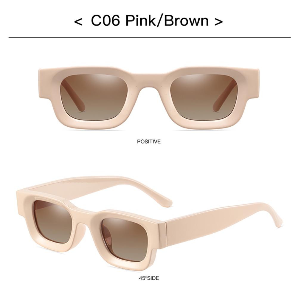 Retro Square Frame Small Punk Shades Women Sunglasses Men Sun Glasses Polarized Sunglasses