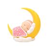 Car Ornaments Cartoon Action Figure Cake Decoration Sleeping Baby Moon Doll Car Dashboard Ornament