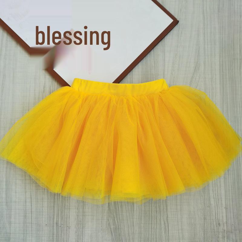 Gonna Tutu da Ballerina a Quattro Strati Bianco Morbido per Esibizioni