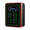 Air Quality Meter 18 In 1 CO2 TVOC HCHO PM2.5 PM10 Temp Humid Detect Tester Indoor Battery Powered Data Storage Black
