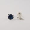 London Blue Topas Edelstein 925 Sterling Silber Handgefertigter Schmuck Designer Formelle Manschettenknöpfe 1" CL-10-8