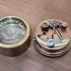 Maritime Brass Sextant Vintage Nautical British Army Pocket Box Sextant with Personalized Wood Box by Henry Barrow & Co London