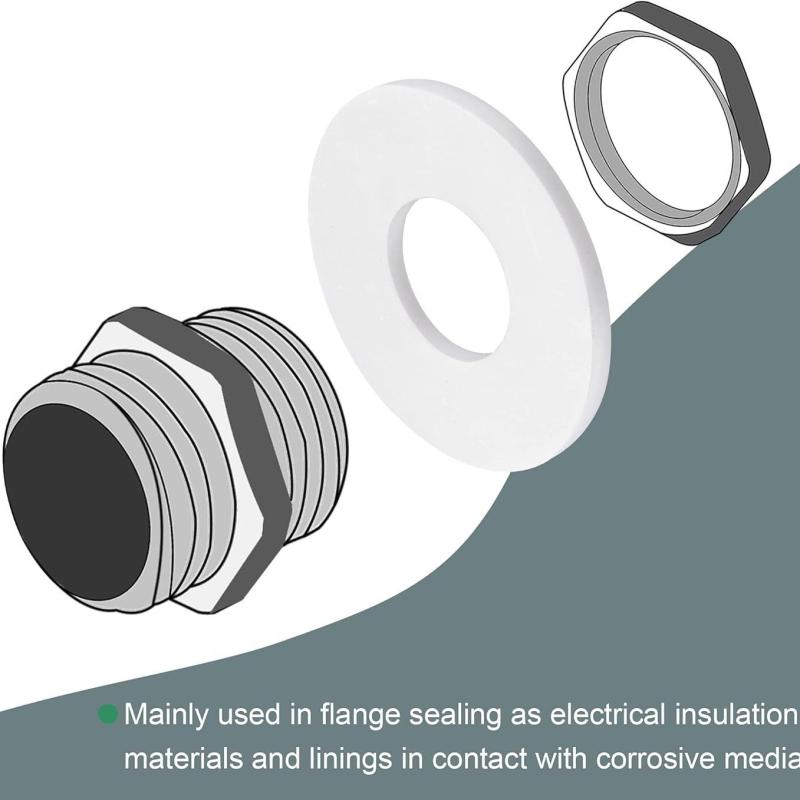 500Pc Boxed Plastic Nylon Flat Washer Plain Spacer Insulation Gasket Ring Assortment Kit Set M2 M2.5 M3 M4 M5 M6 M8 M10